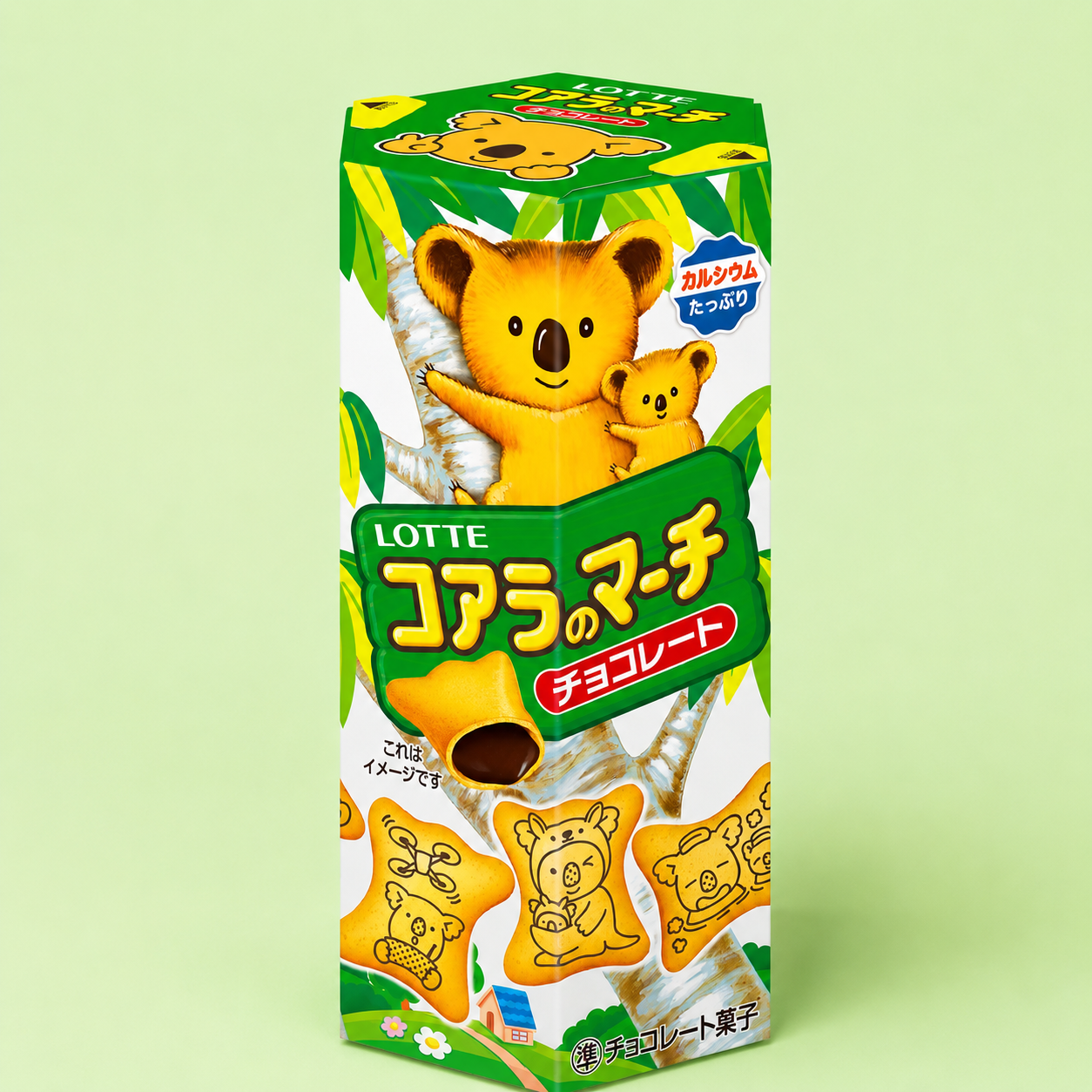 樂天無尾熊餅乾佐巧克力醬