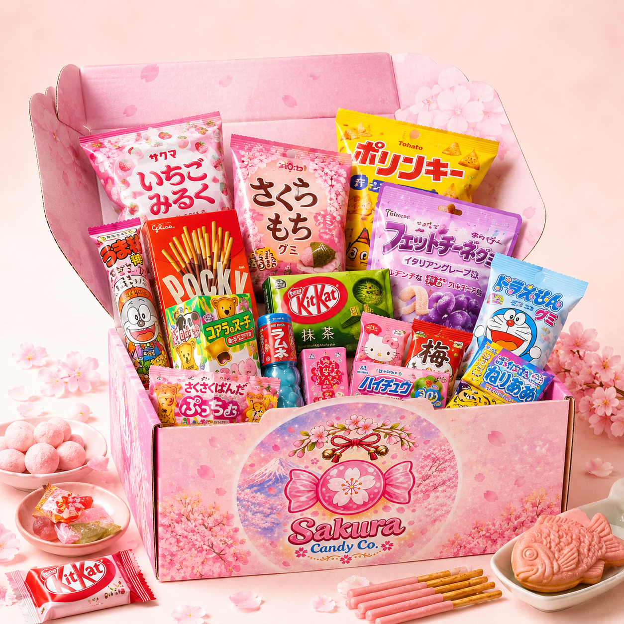 櫻花糖果盒 — 日本零食組合包,日本直送
