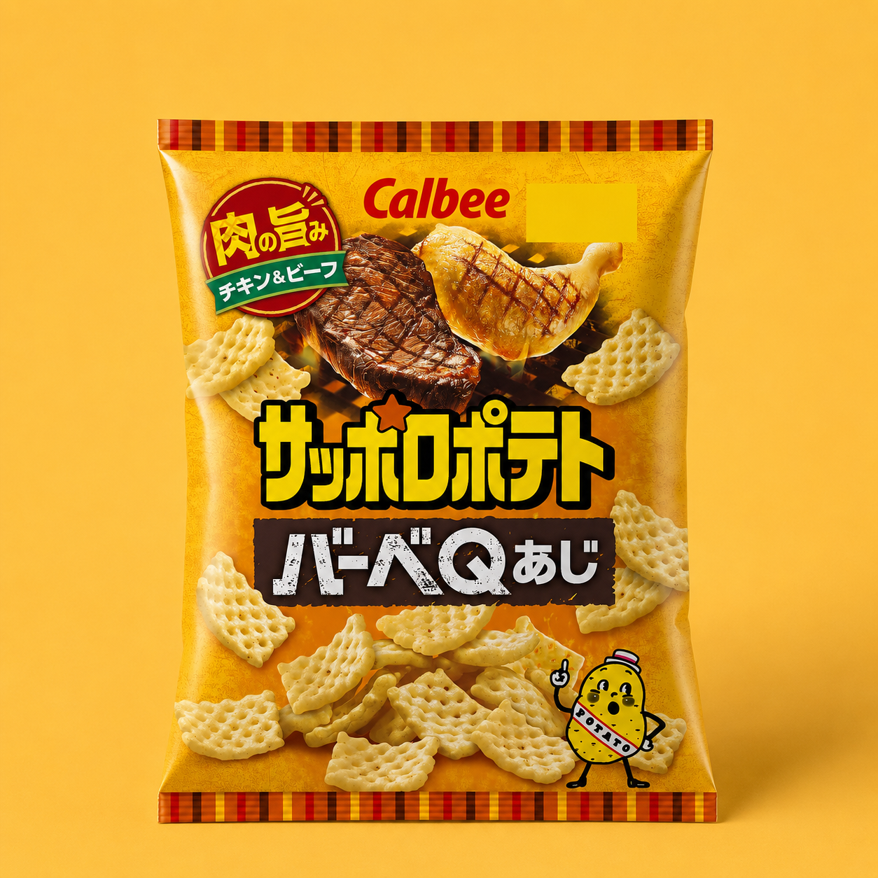 Calbee Sapporo Potato BBQ Flavor