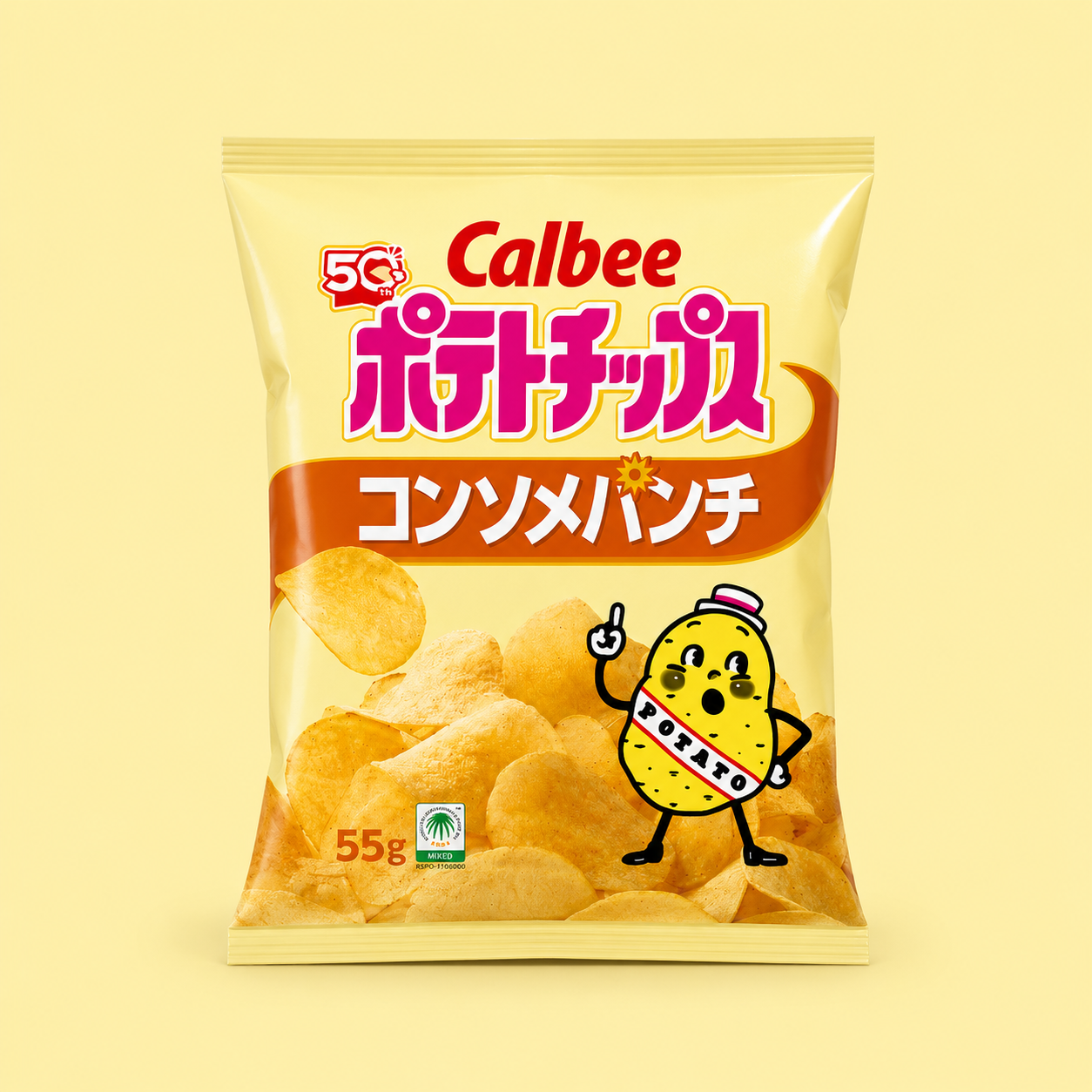 Calbee Potato Chips Consomme Punch