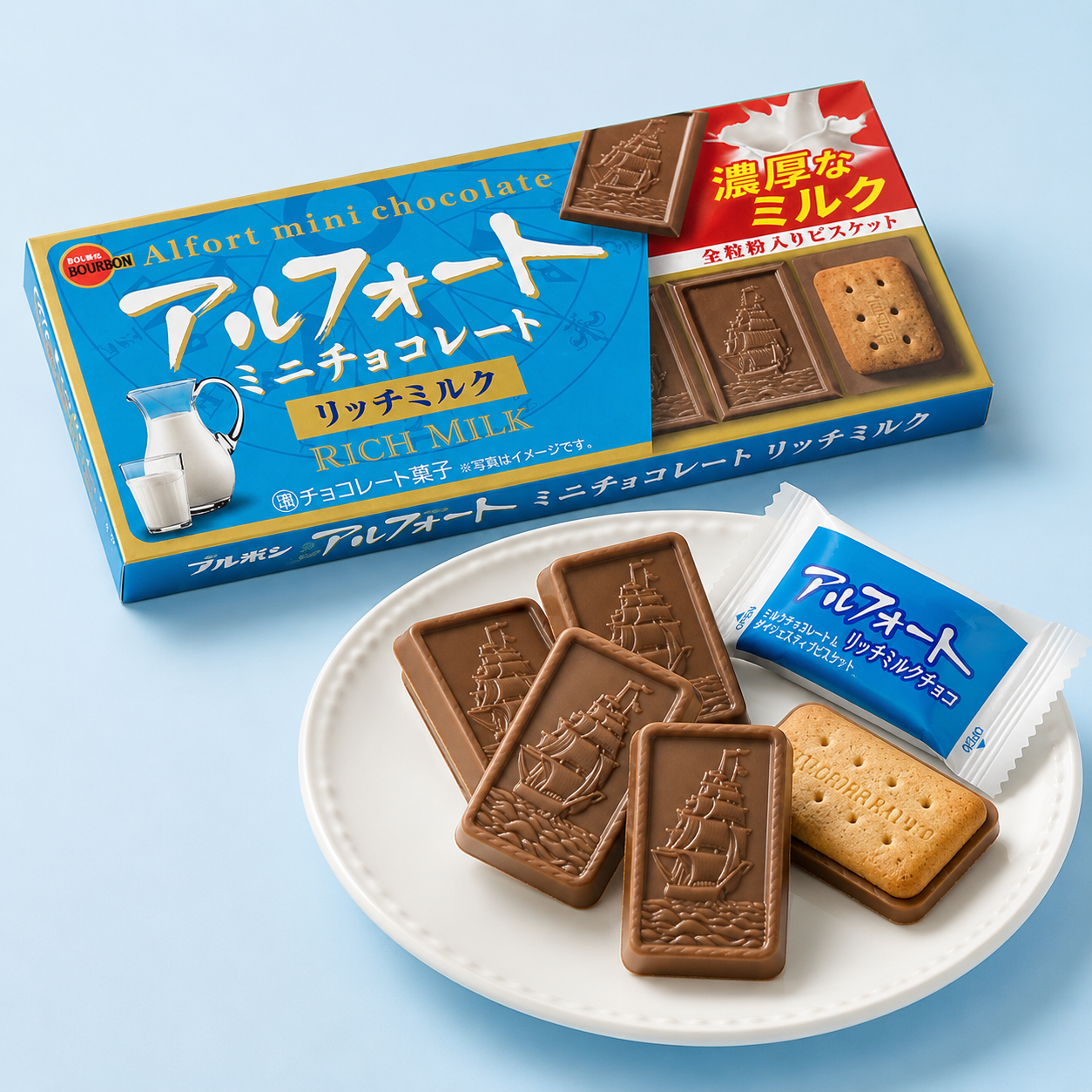 波本艾福特醇厚牛奶巧克力餅