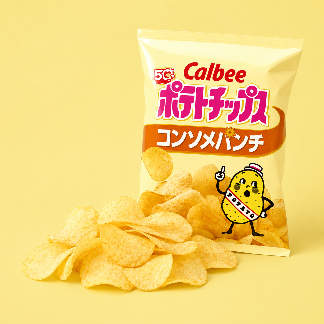 Calbee Potato Chips Consomme Punch