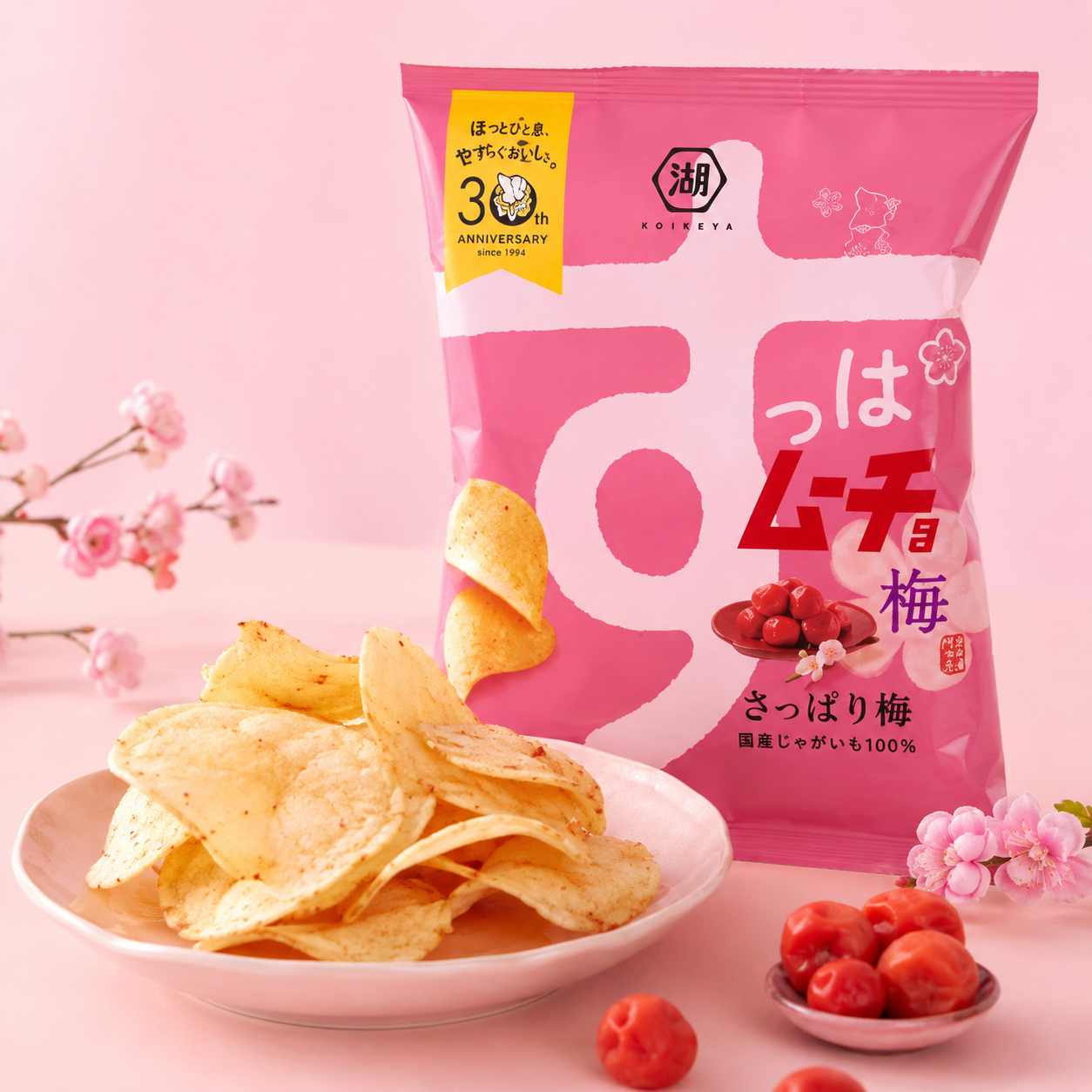 Koikeya Suppamucho Sour Chips