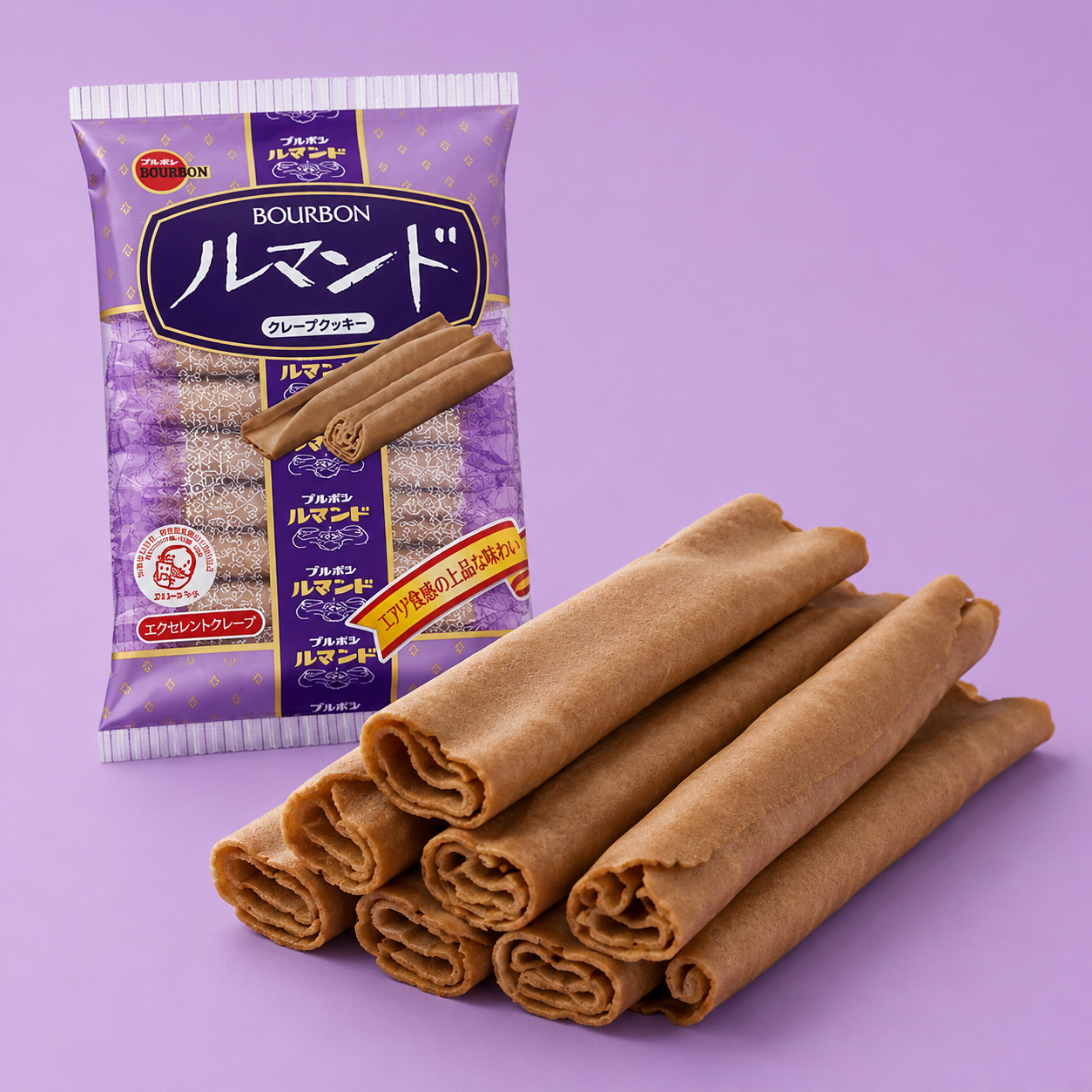 Bourbon Lumonde Crepe Cookie