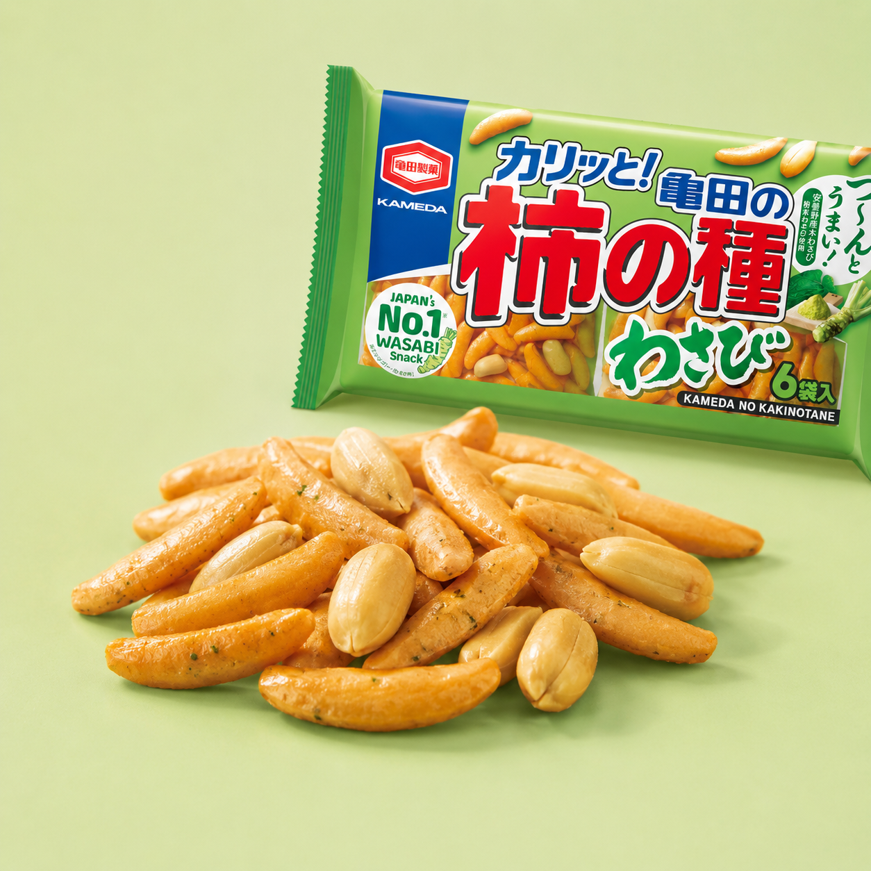 Kameda Kaki no Tane Wasabi