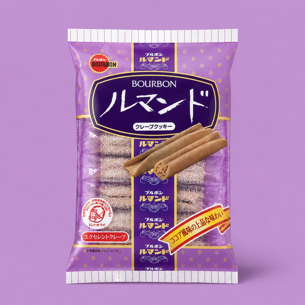 Bourbon Lumonde Crepe Cookie