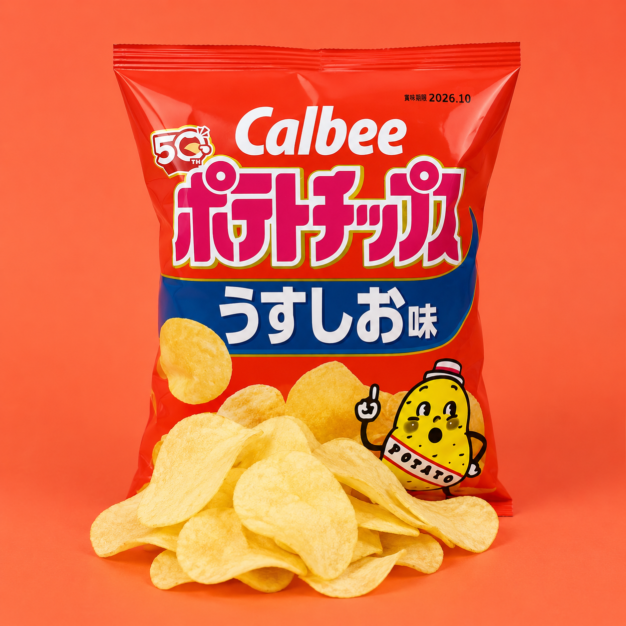 Calbee Potato Chips Lightly Salted