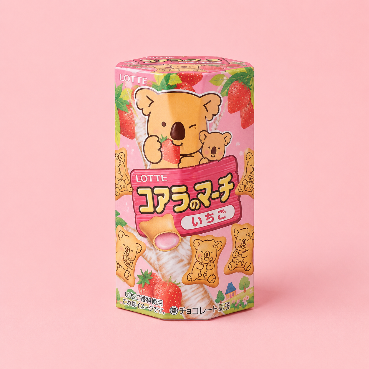 樂天無尾熊餅乾－草莓口味