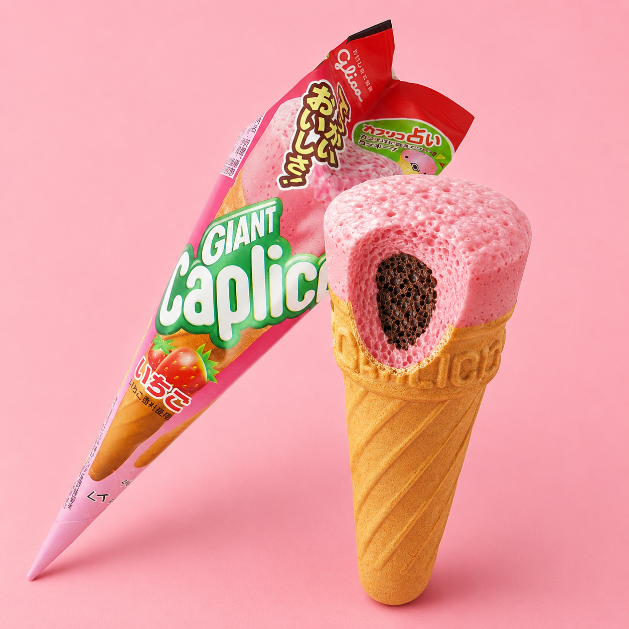 Glico Giant Caplico Strawberry