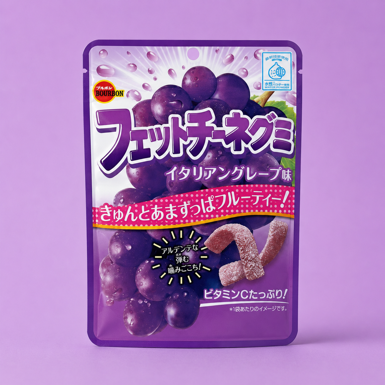 波本 義式寬扁麵 軟糖 義大利 葡萄